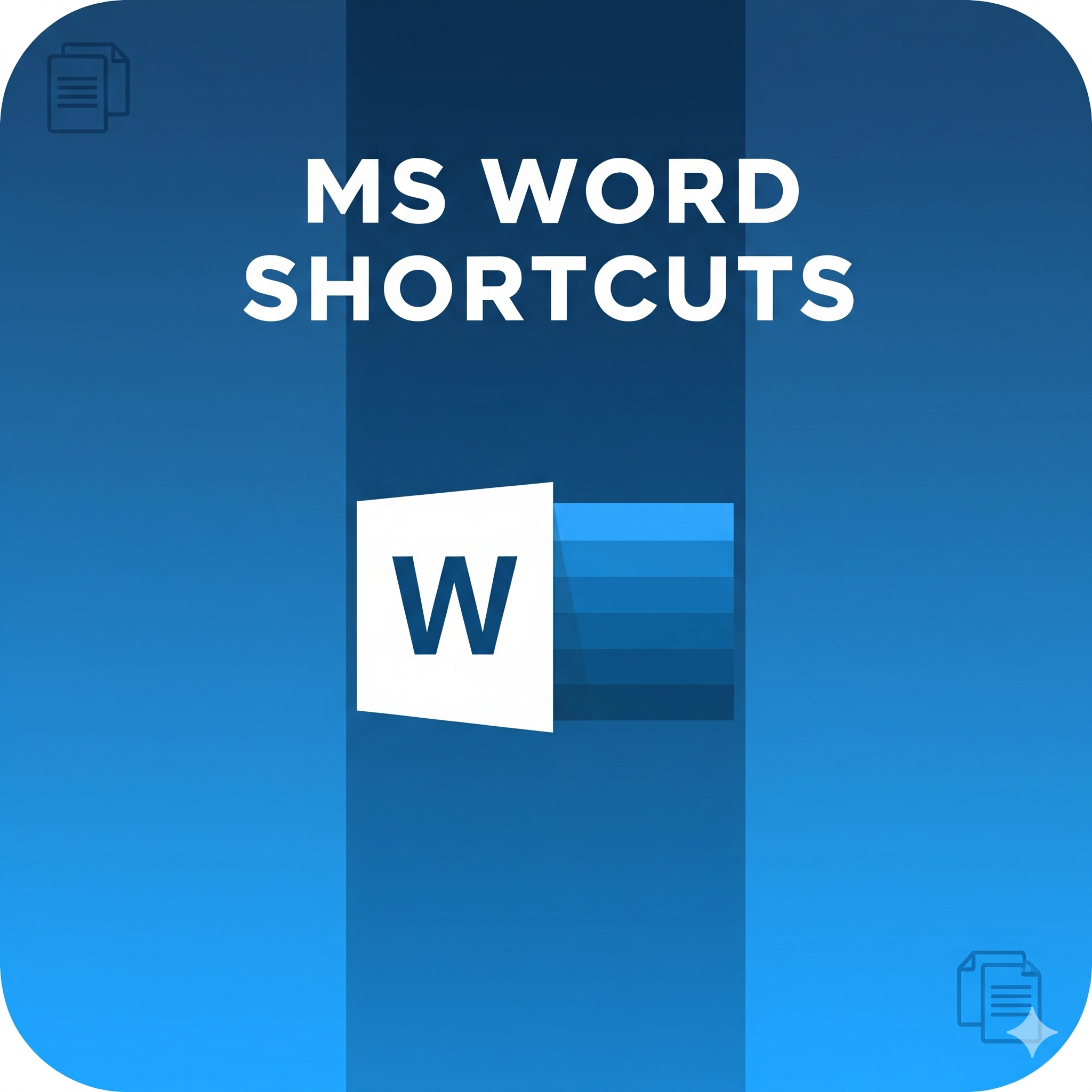 MS Word Shortcuts E-book
